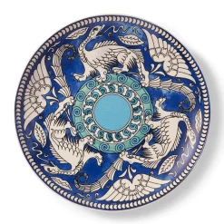 De Morgan Stylized Dragons Serving Plate