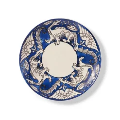 De Morgan Stylized Dragons Salad Plate Set