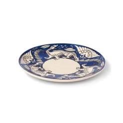 De Morgan Stylized Dragons Salad Plate Set