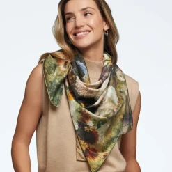 Degas Impressions Double-Sided Square Silk Scarf