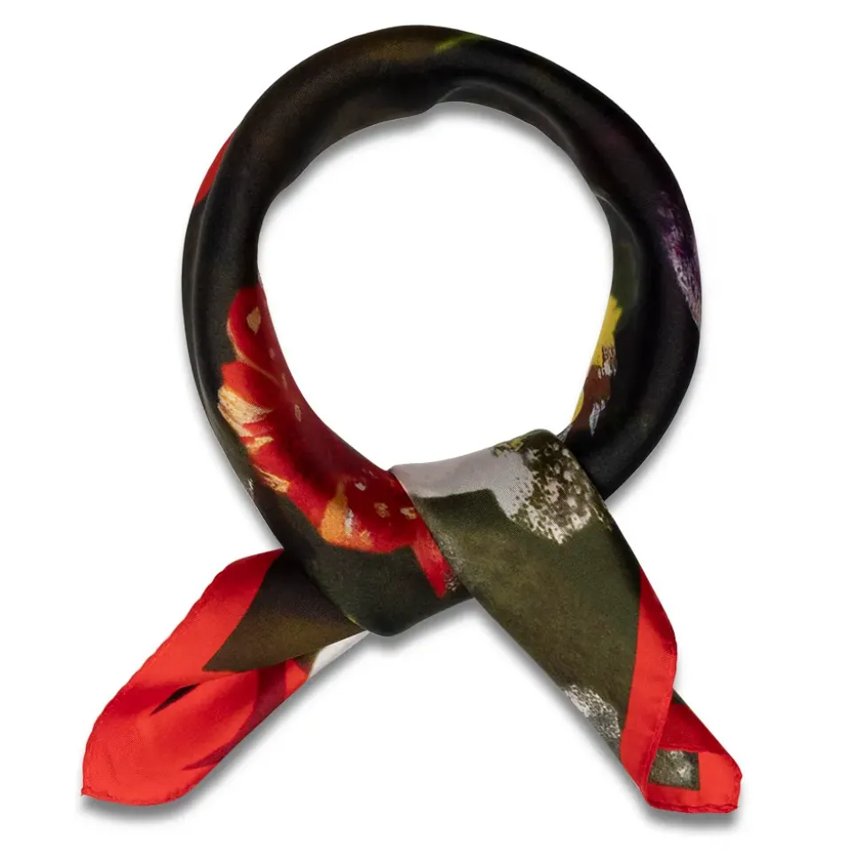 Delacroix Basket Of Flowers Neckerchief