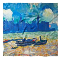 Derain Palace Of Westminster Silk Scarf