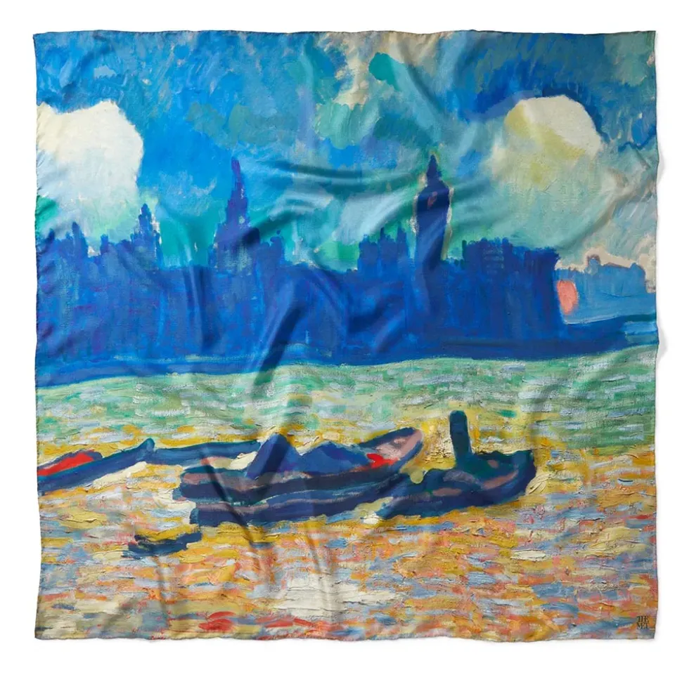 Derain Palace Of Westminster Silk Scarf