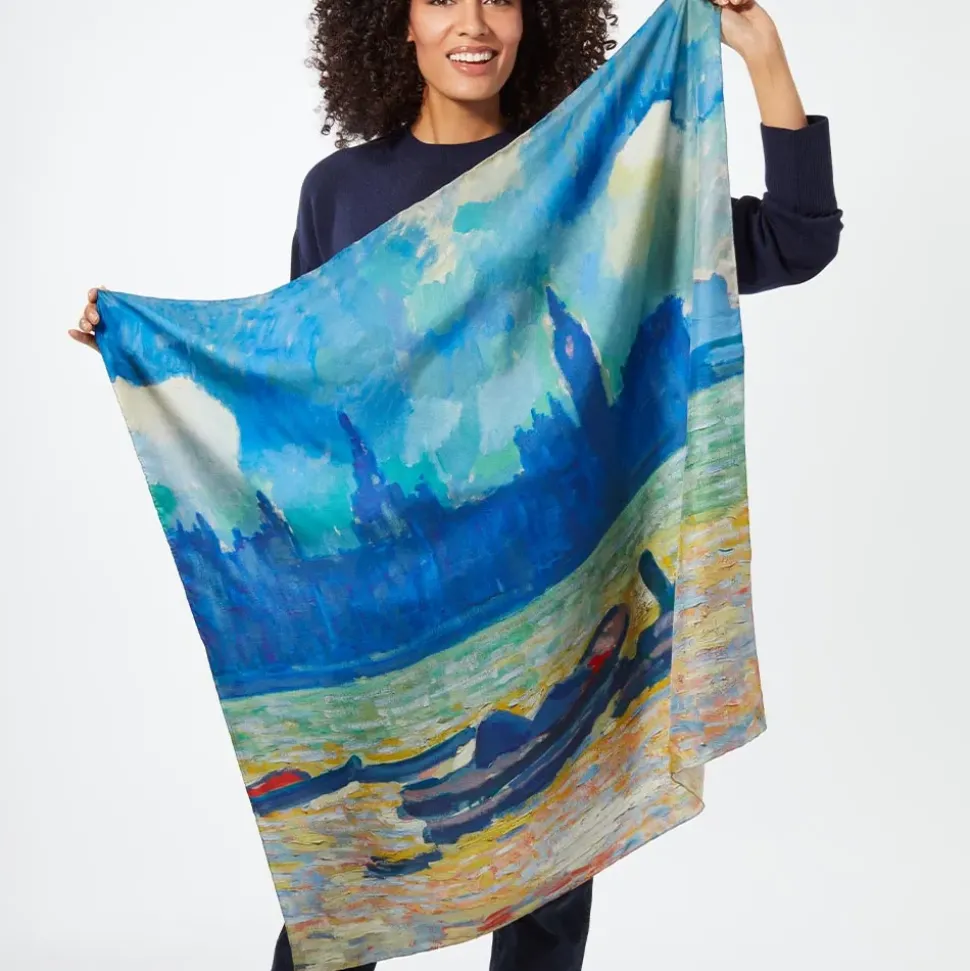 Derain Palace Of Westminster Silk Scarf
