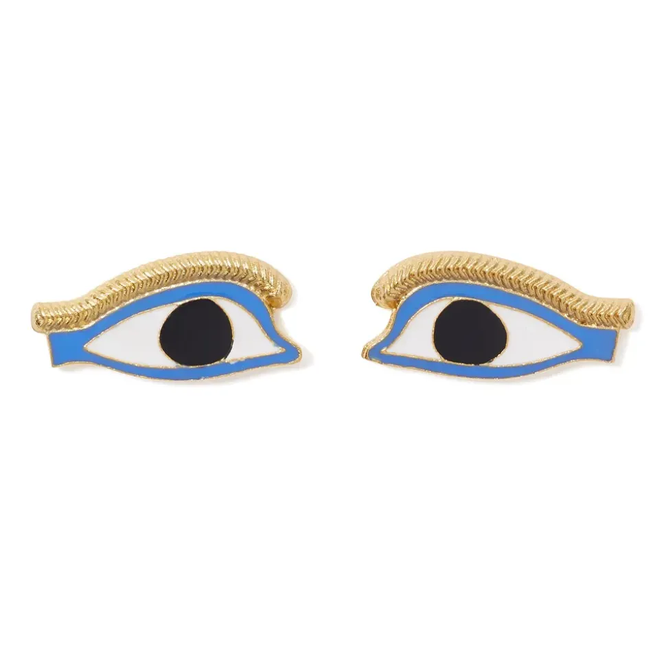 Egyptian Eye Stud Earrings