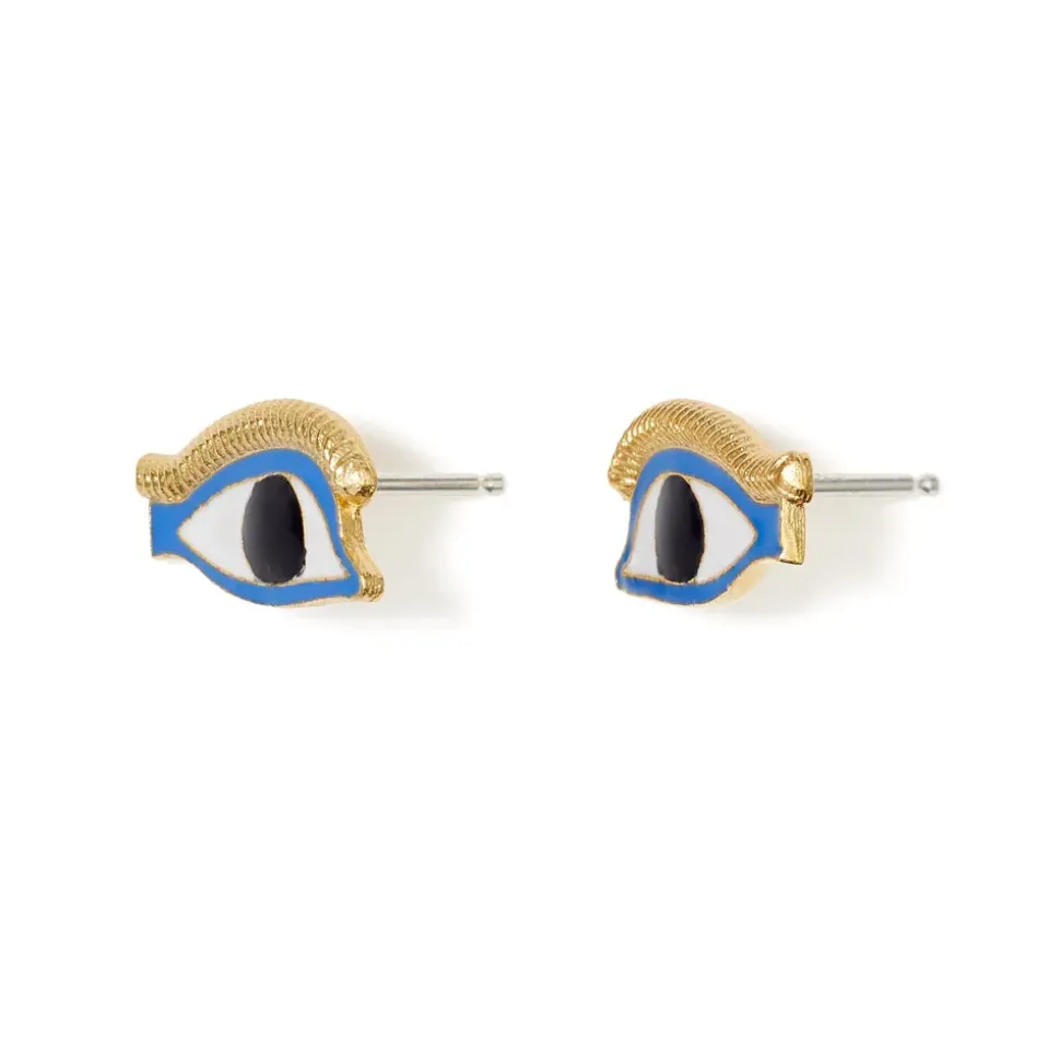 Egyptian Eye Stud Earrings