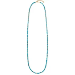 Egyptian Hathor Turquoise Long Necklace