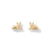 Egyptian New Kingdom Cat Stud Earrings