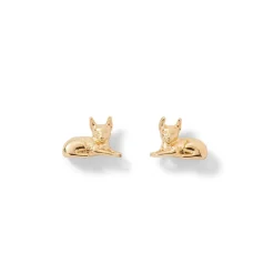 Egyptian New Kingdom Cat Stud Earrings