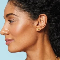 Egyptian New Kingdom Cat Stud Earrings