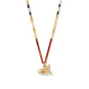 Egyptian New Kingdom Cat Beaded Pendant Necklace