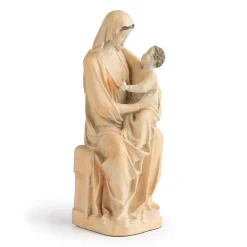 Enthroned Virgin And Child Sculpture