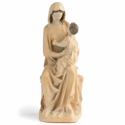 Enthroned Virgin And Child Sculpture