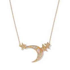 Erte Celestial Pendant Necklace