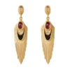 Erte Rayonnement Drop Earrings