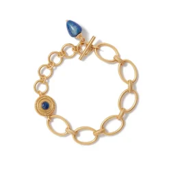 Etruscan Lapis T-Bar Bracelet