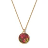 Favrile Tulip Enamel Pendant Necklace