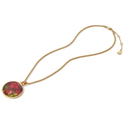 Favrile Tulip Enamel Pendant Necklace