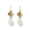 French Amor Double-Drop Earrings