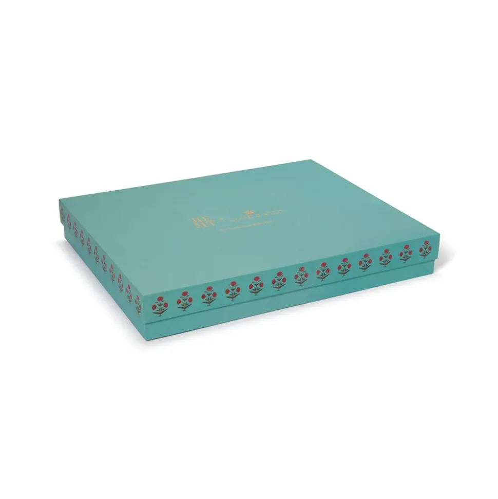 Good Earth Blooming Poppies Oval Platter