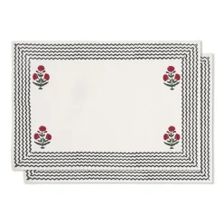 Good Earth Blooming Poppies Placemat Set