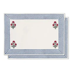 Good Earth Blooming Poppies Placemat Set