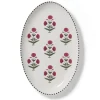 Good Earth Blooming Poppies Serving Dish