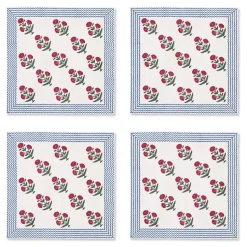 Good Earth Blooming Poppies Napkin Set