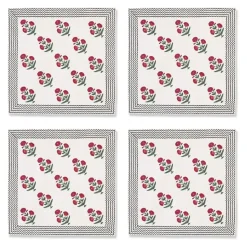 Good Earth Blooming Poppies Napkin Set