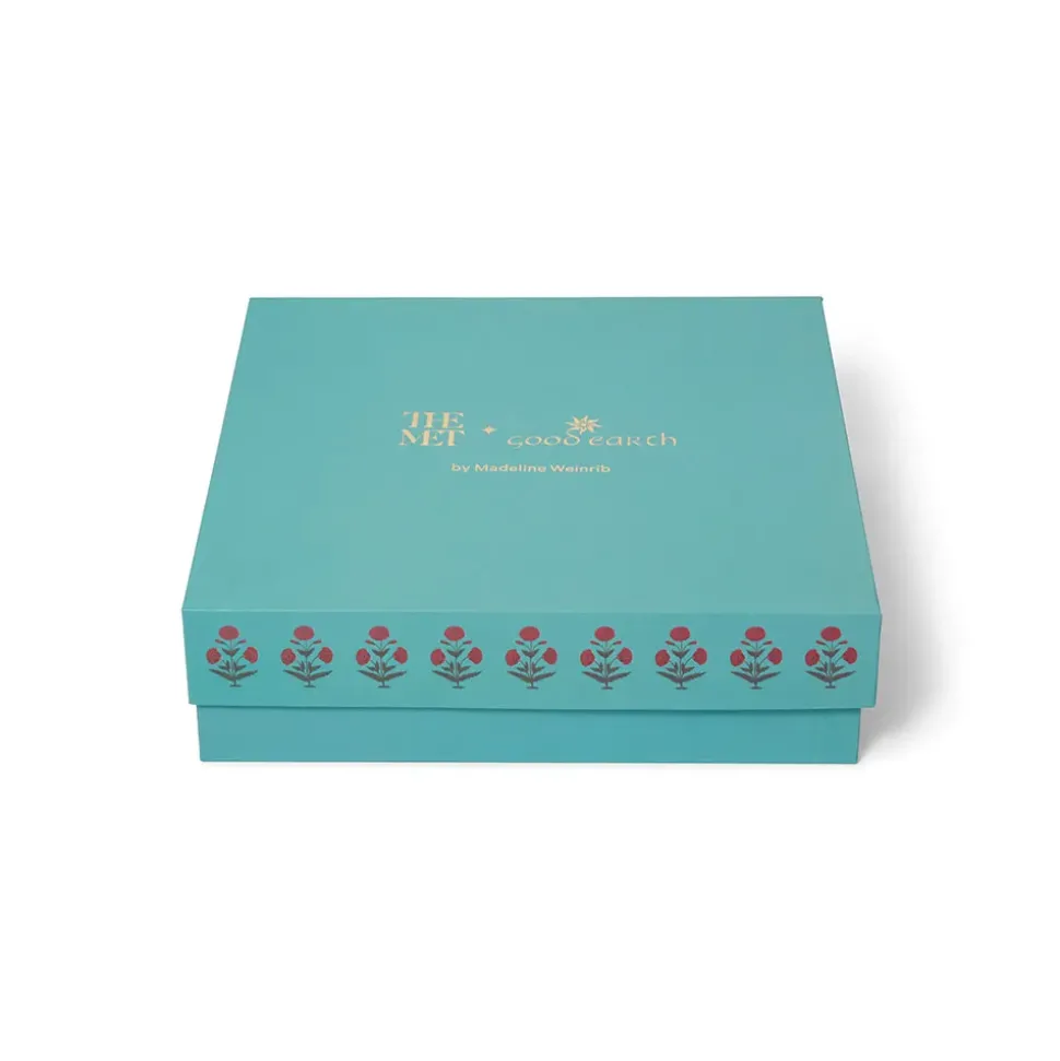 Good Earth Blooming Poppies Dinner Plate Set