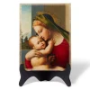 Granacci Madonna And Child Plaque With Easel