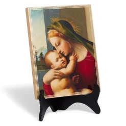 Granacci Madonna And Child Plaque With Easel