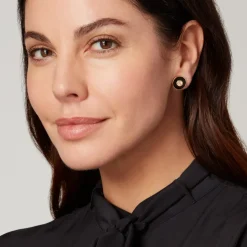 Hand-Enameled Jeweled Earrings