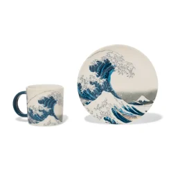 Hokusai Great Wave Espresso Cup And Saucer