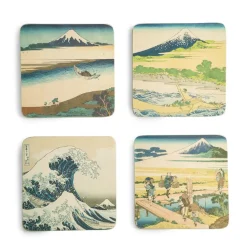 Hokusai Prints Coasters