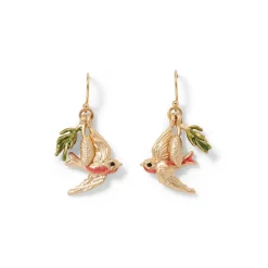Holiday Birds Earrings