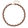 Holly Berry Jade Statement Necklace