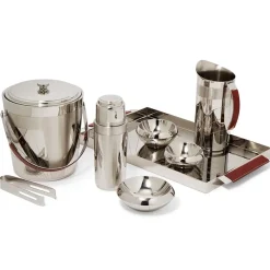 Italian Armor Etched Stainless Steel Pitcher