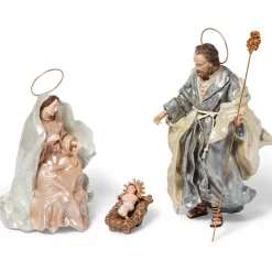 Italian Creche Holy Family Figurine Set