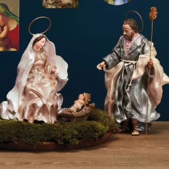 Italian Creche Holy Family Figurine Set