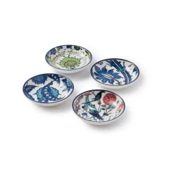 Iznik Garden Oil Cruet And Dipping Bowl Set
