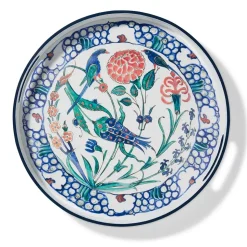 Iznik Garden Round Lacquer Tray
