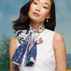 Iznik Garden Silk Scarf