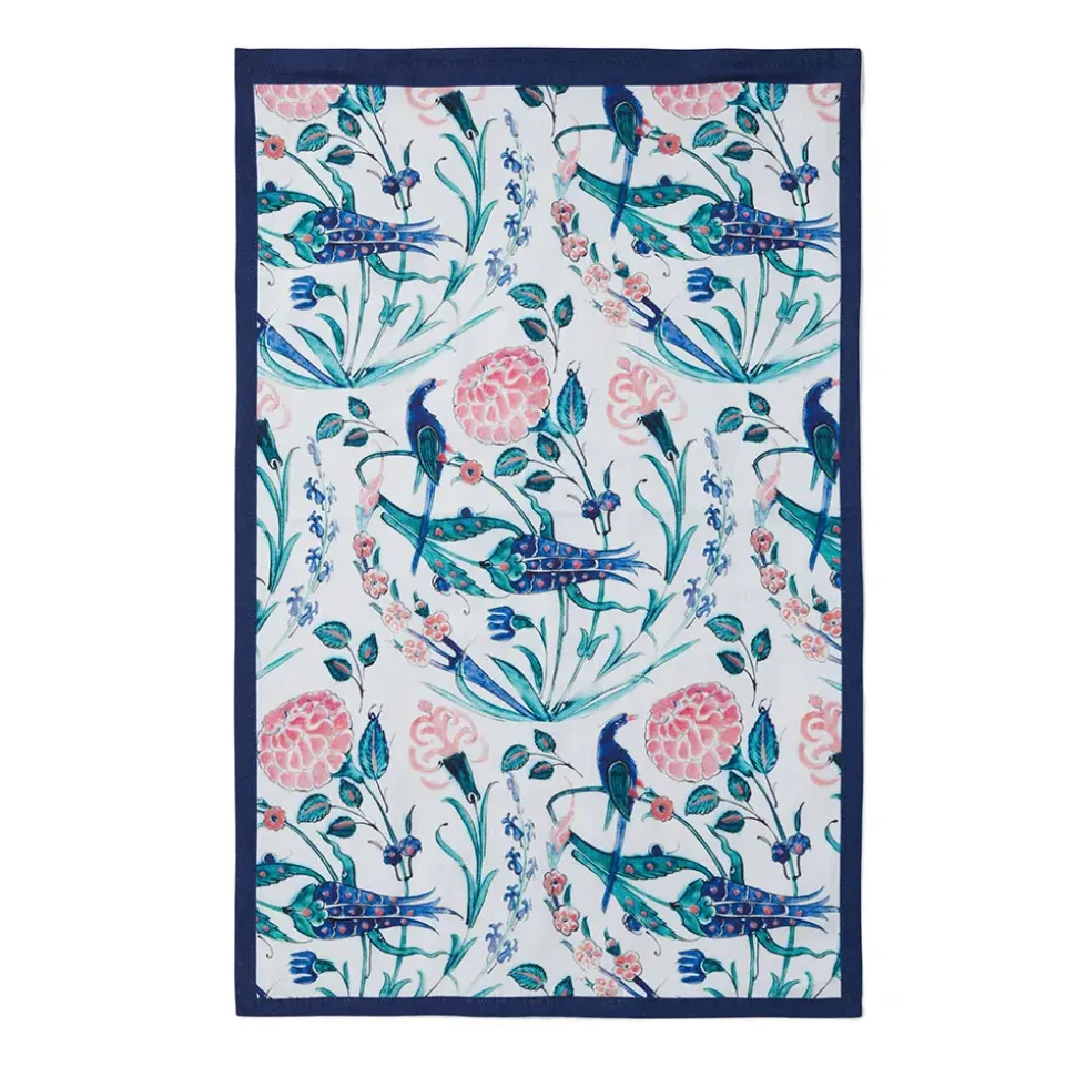 Iznik Garden Tea Towel