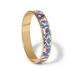 Iznik Split-Leaf Palmette Enamel Bangle