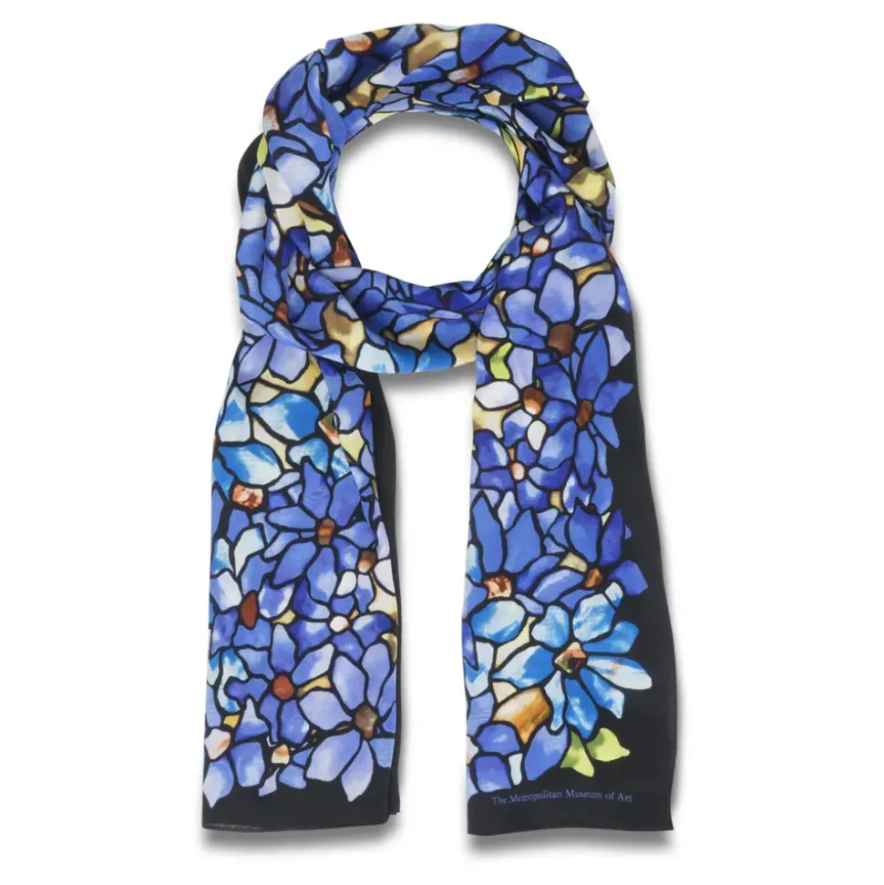 Louis C. Tiffany Clematis Oblong Silk Scarf
