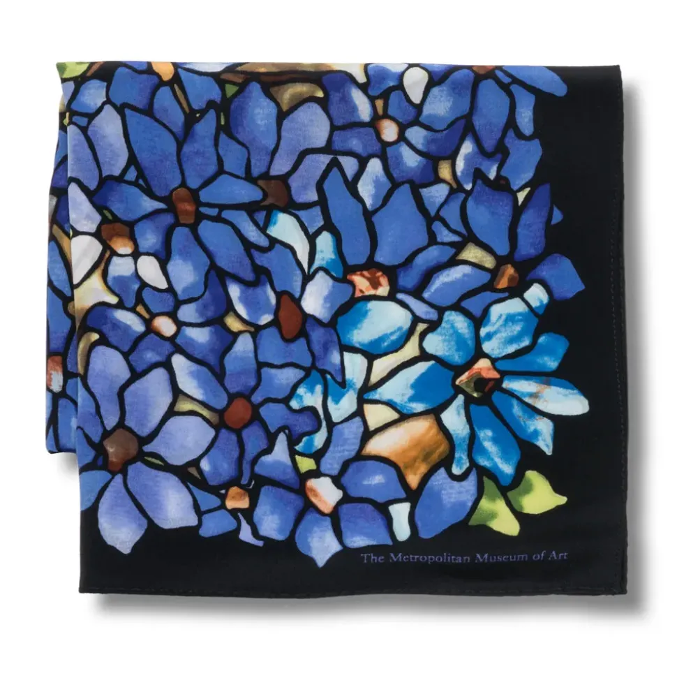 Louis C. Tiffany Clematis Oblong Silk Scarf