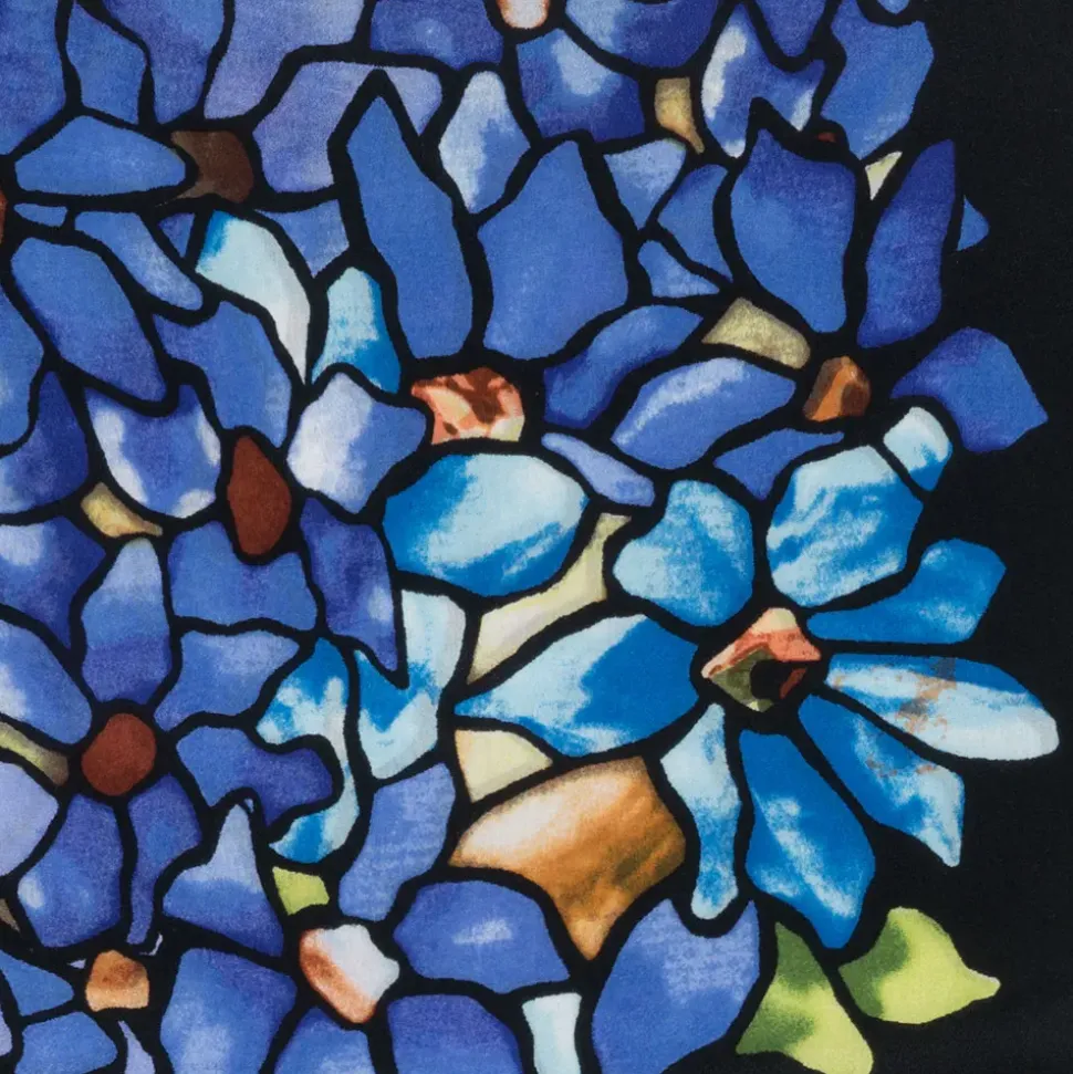 Louis C. Tiffany Clematis Oblong Silk Scarf