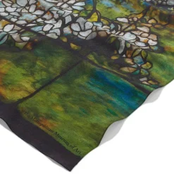 Louis C. Tiffany Dogwood Oblong Silk Scarf