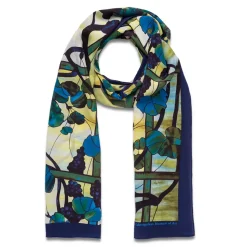 Louis C. Tiffany Grapevine Oblong Silk Scarf